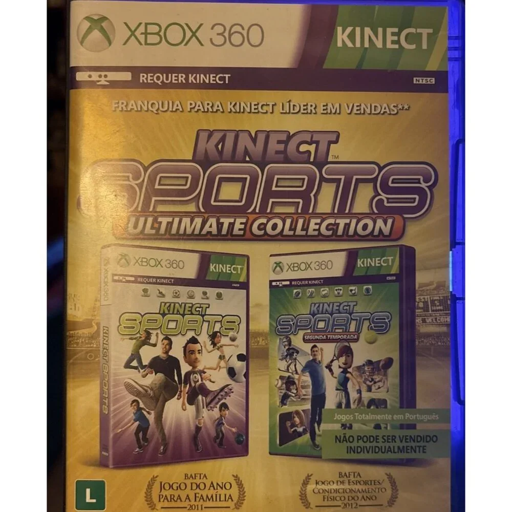Games Xbox 360 Kinect Sport Ultimate Collection Segunda Temporada Brazil 2 DISC